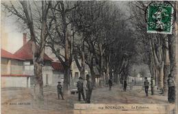 CPA Jeu De Boules Pétanque Boulodrome De BOURGOIN Isère Circulé - Bourgoin