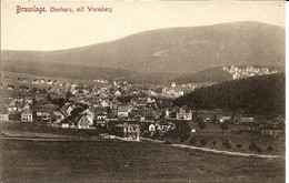 Postkaart Braunlage In Harz Mit Wurmberg Omstreeks 1920 - Braunlage