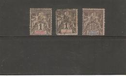 ANJOUAN  LOT N°1 ET 5 NEUF* ET OBLITERE  1892 - Unused Stamps