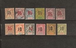 ANJOUAN  LOT N°20/30 NEUF* ET OBLITERE  1912 - Unused Stamps