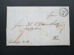 AD / Vorphila Preussen 1837 Berlin - Wien. Fingerhut Stempel 17mm Durchmesser. An Joh. Rosenthal - Storia Postale