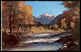 ÄLTERE POSTKARTE MT. ABRAM & UNCOMPAHGRE RIVER IN THE SAN JUAN MOUNTAINS OF WESTERN COLORADO BETWEEN SILVERTON AND OURAY - Autres & Non Classés