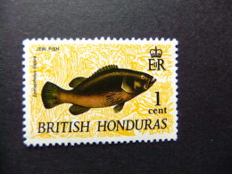 HONDURAS BRITANNIQUE 1968 LES POISSONS Yvert 217 MNH - Honduras Británica (...-1970)