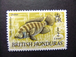 HONDURAS BRITANNIQUE 1971 LES POISSONS Yvert 265 MNH - British Honduras (...-1970)