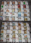 Spain 50 Stationery Picture Postcards Ca 1978-91 ** MNH - Collections