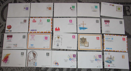 Spain 20 Stationery Envelopes Private 1985-93 ** MNH - Collections