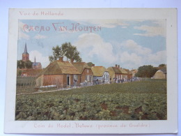 Chromo CACAO VAN HOUTEN - Vue De Hollande - Coin De Hedel - Betuwe (Province De Gueldre - Van Houten