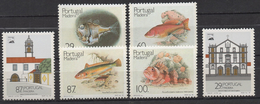 R190.-.PORTUGAL- MADEIRA - 1989 - MNH - ARCHITECTURE AND FISH - Altri & Non Classificati