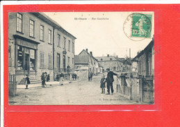 80 SAINT OUEN Cpa Animée PHARMACIE Rue Gambetta     Edit Petit - Saint Ouen