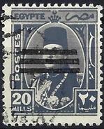 Egypt 1953 - King Farouk Overprinted With Three Bars ( Mi 424 - YT 337A ) - Usados