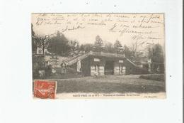 SAINT PRIX (S ET O) TERRASSE ET CHATEAU DE LA FERME 1910 - Saint-Prix