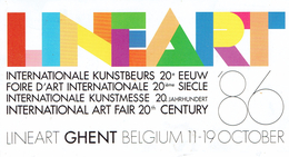 Ticket D'entrée à Lineart (Foire D'art Internationale, Gand - Gent, 11 Au 19/10/1986) - Tickets - Entradas