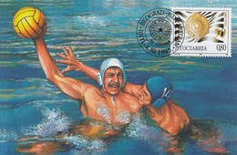 YUGOSLAVIA Maximum Card 2735,waterpolo - Water-Polo