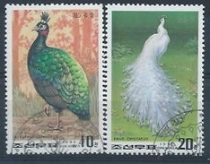 COREE DU NORD :  Y&T(o) N° 2123-2124 " Paons Divers " - Pavos Reales