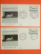 FRANCE 1er JOUR 1965 - N°PA 42 Mystère 20 Sur 2 Enveloppes.  Superbe - 1960-.... Briefe & Dokumente
