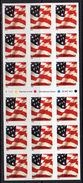 USA 2002 Flag 1st Class Booklet Stamp Pane Of 18 Perf. 8, MNH (SG 4120) - Nuevos