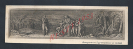 ANCIEN MARQUE PAGE DE LOUIS NAPOLÉON BONAPARTE EN EGYPTE MUSÉE DE MILAN  : - Bookmarks