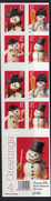 USA 2002 Christmas Snowmen Convertible Booklet Of 20, MNH (SG SB344) - Nuevos