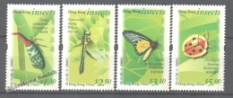 Hong Kong 2000 Yvert 943A-43D, Fauna. Insects - MNH - Neufs