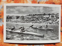 Odessa. Otrada Beach. Old Postcard   USSR - Rowing -  1955  KAYAK - Aviron