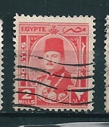 N° 224 Roi Farouk TIMBRE Egypte (1946) Oblitéré - Usados