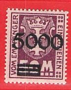 MiNr.26 Xx   Deutschland Freie Stadt Danzig Portomarken - Postage Due