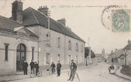 Perthes - Postes Et Rue De Milly - Scan Recto-verso - Perthes