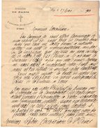 VP10.259 - Diocèse De Paris - 1903 - Lettre De Mr De VIOLAINES Curé D'ISSY à Mr LEFEVRE Archidiacre De SAINT DENIS - Religion & Esotérisme