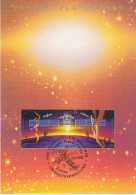 United Nations Vienna 1992 Projekt Planet Erde / Space 2v Maxicard (32226) - Cartes-maximum