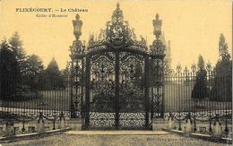 Flixecourt (Somme) - Le Château, Grille D'Honneur - Edition Lengignon - Carte Vernie, Non Circulée - Flixecourt