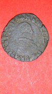 Double Tournois Fauté -Henri III -Type 1 1579 Dijon - 1574-1589 Henri III