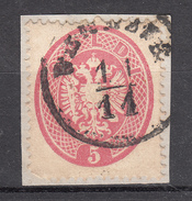 Lombardo Veneto (1863) - 5 Soldi Rosa Dent. 14 - Lombardo-Venetien