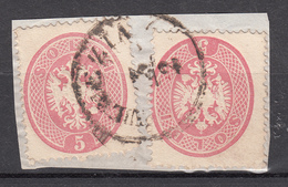 Lombardo Veneto (1863) - 5 Soldi Rosa Dent. 14 - Lombardo-Venetien