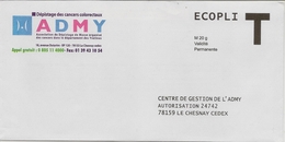 Lettre T Ecopli 20gr ADMY - Cartes/Enveloppes Réponse T