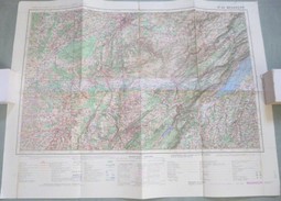Carte I.G.N. : N° 42 BESANCON - 1 / 200 000ème - 1956. - Carte Topografiche