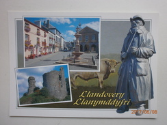 Postcard Llandovery Llanymddyfri The Drovers And The Black Ox Bank Pembrokeshire Eye Card My Ref B21323 - Pembrokeshire