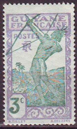 Guyana Francese, 1929/1940 - 3c Carib Archer  -  Nr.111 Usato° - Usati