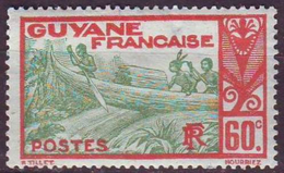 Guyana Francese, 1929/1940 - 60c Shooting Rapids  -  Nr.126 MLH* - Gebraucht