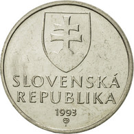 Monnaie, Slovaquie, 5 Koruna, 1993, FDC, Nickel Plated Steel, KM:14 - Slovacchia