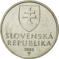 Monnaie, Slovaquie, 5 Koruna, 1993, FDC, Nickel Plated Steel, KM:14 - Slovakia