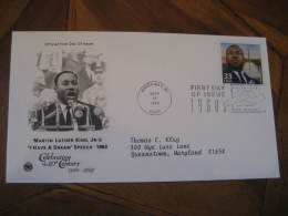 MARTIN LUTHER KING JR. Celebrities Celebrites GREEN BAY 1999 FDC Cancel Cover USA - Martin Luther King