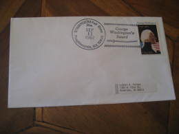 GEORGE WASHINGTON USA President Celebrities Celebrites POUGHKEEPSIE 1982 Cancel Cover USA - George Washington