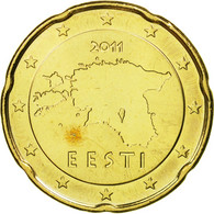 Estonia, 20 Euro Cent, 2011, FDC, Laiton, KM:65 - Estland