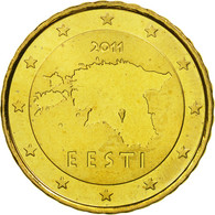 Estonia, 10 Euro Cent, 2011, FDC, Laiton, KM:64 - Estonie