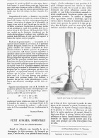 PETIT APPAREIL DOMESTIQUE Pour L'USAGE DES LIQUIDES MOUSSEUX   1881 - Champán & Cava