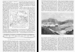 LE CHEMIN DE FER De La VALLEE De CREDIT  Au CANADA Et Le VIADUC DE WESTERN-FORK  1881 - Eisenbahnverkehr