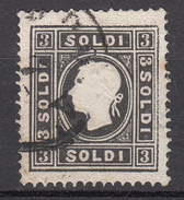 Lombardo Veneto (1859) - 3 Soldi Nero 2° Tipo - Lombardy-Venetia