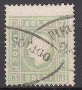 Lombardo Veneto (1862) - 3 Soldi Verde Chiaro Giallastro - Lombardo-Venetien