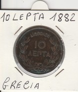 MONETA GRECIA: 10 LEPTA 1882 - LEGGI - Griechenland