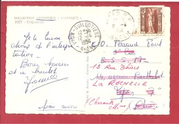 Y&T N° 289 ALGER        Vers  FRANCE   1954 2 SCANS - Lettres & Documents